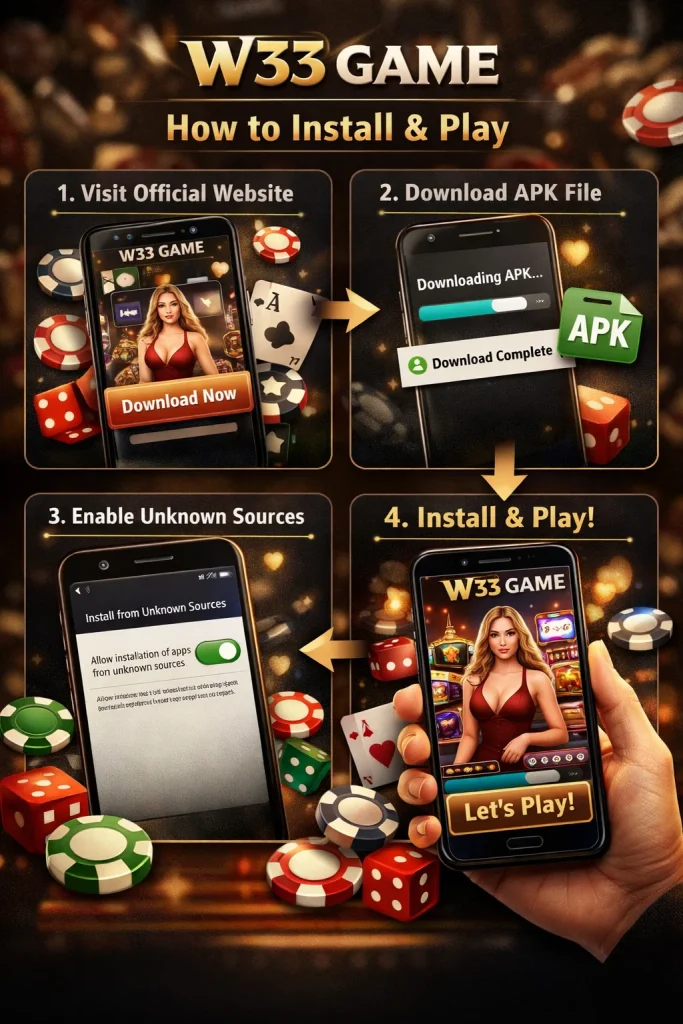 W33 Game Apk